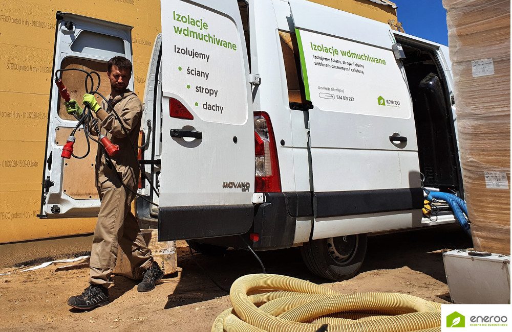 Izolacje wdmuchiwane STEICO - montaż