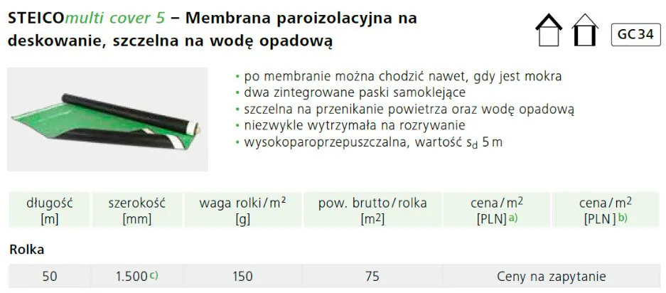Formaty STEICOmulti cover 5
